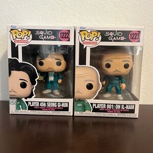 Squid Game player 001 & player 456